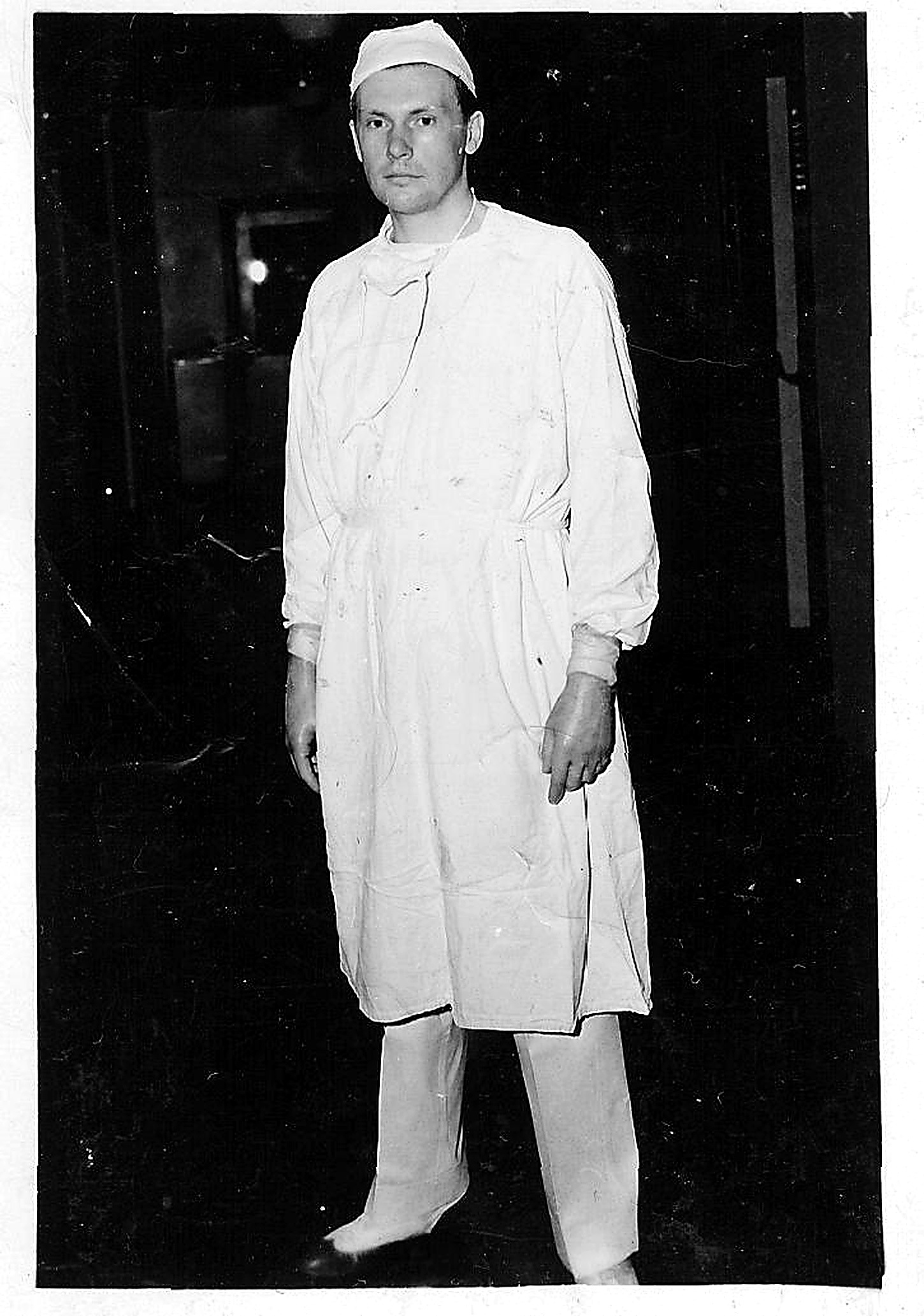 Dr. E. E. Wilson as an intern, 1947